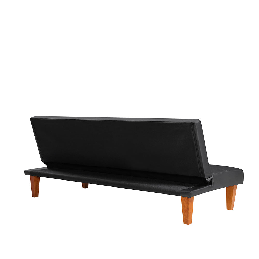 PU Leather Sofa Bed Couch , Convertible Folding Futon Sofa Bed , Recliner Sleeper for Home Living Room . - Atlantic Fine Furniture Inc