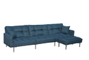 Sectional sofa couch sleeper blue - Atlantic Fine Furniture Inc