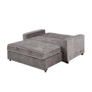 Orisfur. 66" Convertible Sleeper Bed, Adjustable Loveseat Couch with Dual USB Ports for Living Room Space - Atlantic Fine Furniture Inc