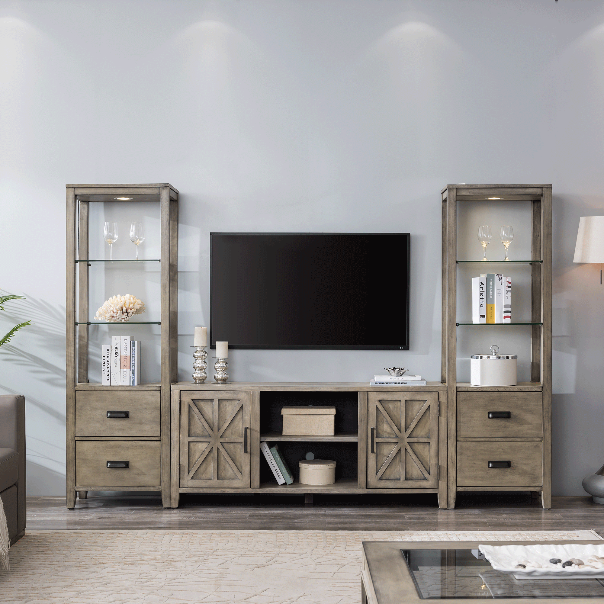 TV Side Cabinet - Atlantic Fine Furniture Inc