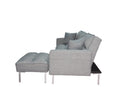 Sectional sofa couch sleeper grey - Atlantic Fine Furniture Inc