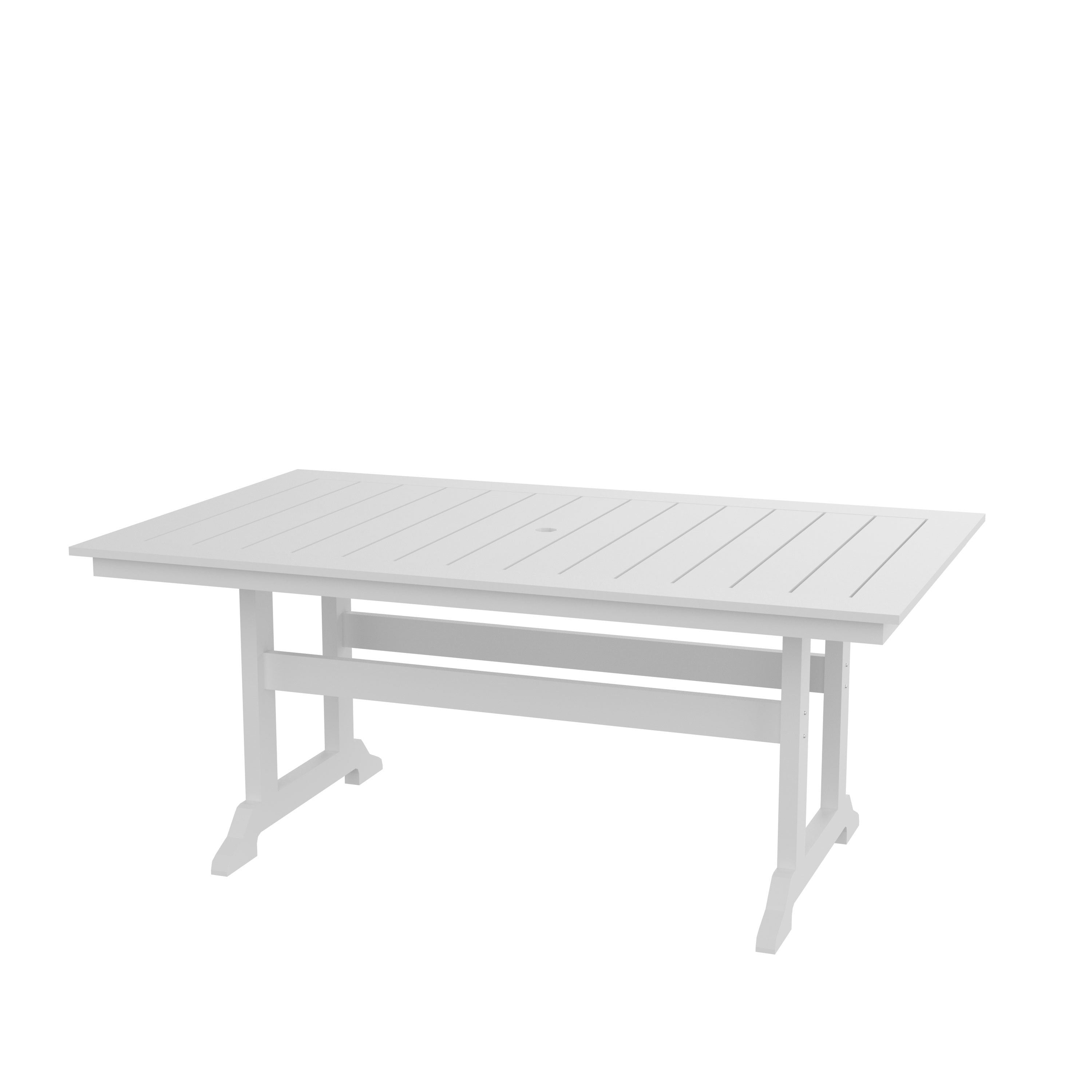 HDPE Dining Table, White - Atlantic Fine Furniture Inc