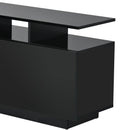 ON-TREND Modern TV Stand for TVs up to 65inches with LED lights, 16 Colors, for Livingroom, Bedroom, Black  (OLD SKU: WF280706AAB) - Atlantic Fine Furniture Inc