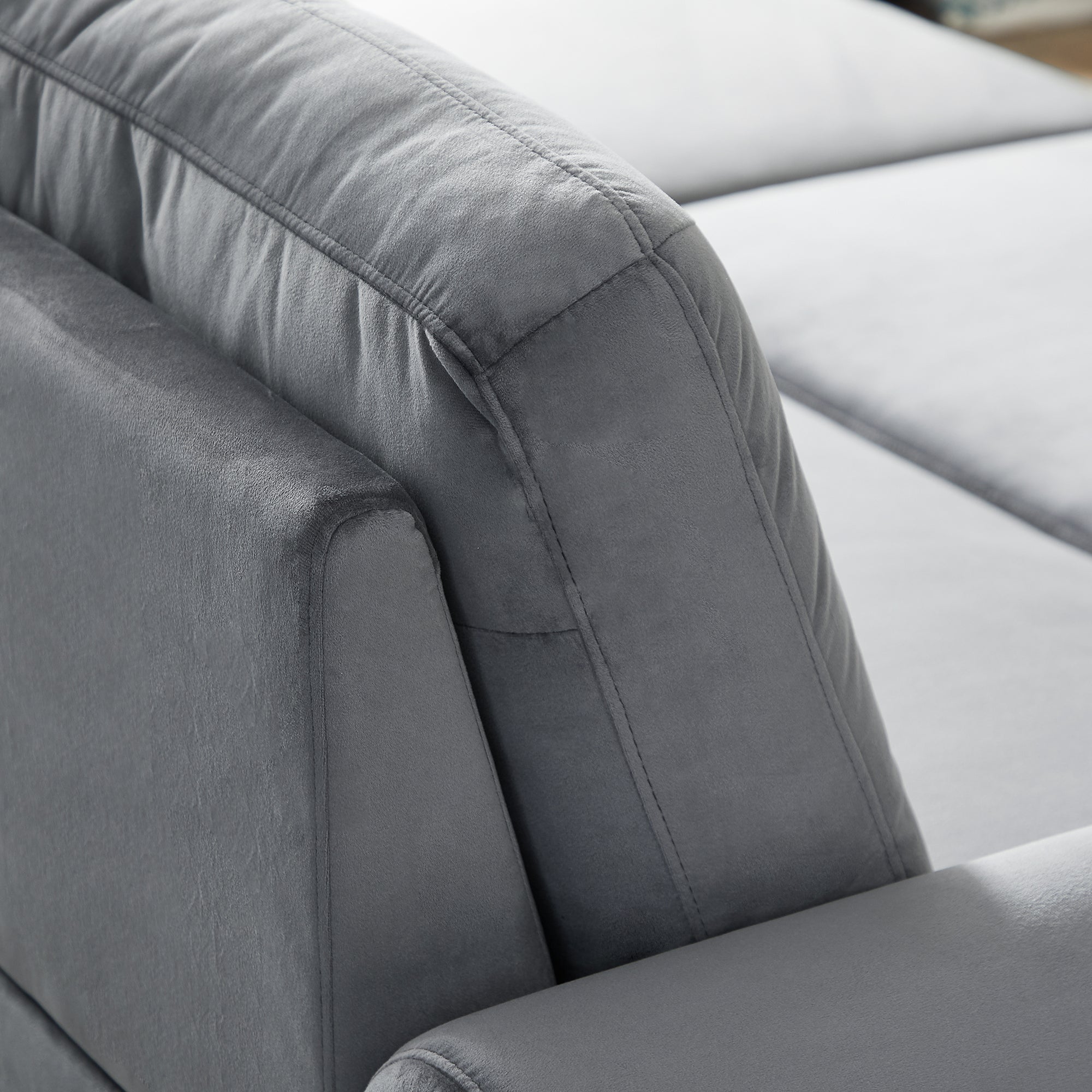 Orisfur. 83" Sleeper Sofa Bed Convertible Sectional Couch, 3-Seater L-Shape Corner Couch with Storage Chaise for Living Room Apartment - Atlantic Fine Furniture Inc