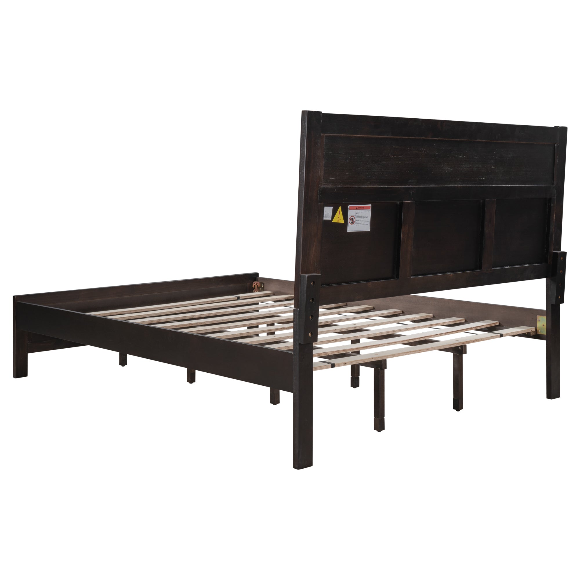 Classic Rich Brown 3 Pieces Queen Bedroom Set (Queen Bed + Nightstand+ Dresser) - Atlantic Fine Furniture Inc