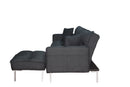 Sectional sofa couch sleeper black - Atlantic Fine Furniture Inc