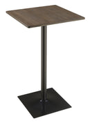 Cavalier - Square Pub Height Bistro Bar Table - Dark Elm - Atlantic Fine Furniture Inc