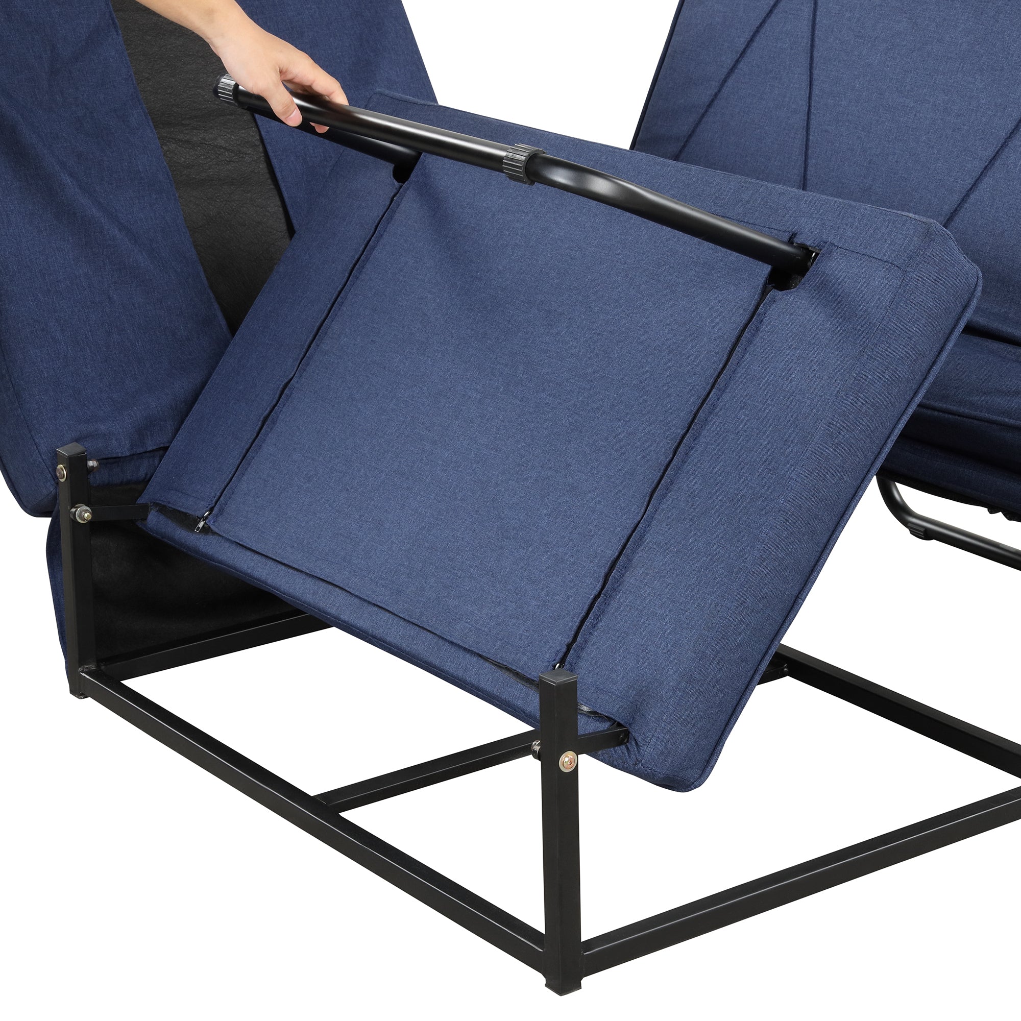 Orisfur.Sofa Bed,4-in-1Folding Ottoman Sofa Bed Sleeper Chair Convertible Chair into Bed with Adjustable Backrest Sleeper Couch Bed for Living Room/Small Apartment/Adults - Atlantic Fine Furniture Inc