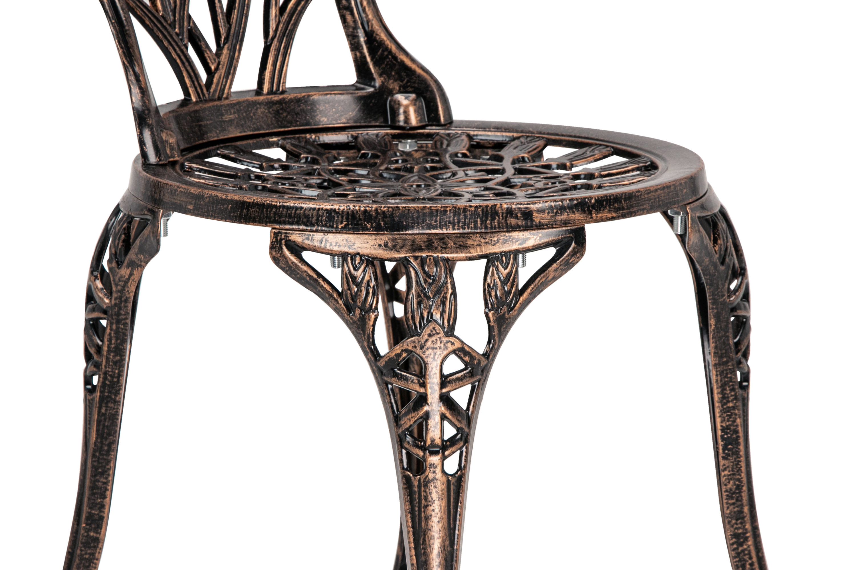 CAST ALUMINUM BISTRO TULIP SET - Atlantic Fine Furniture Inc