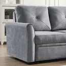 Orisfur. 83" Pull Out Sleeper Sofa Reversible L-Shape 3 Seat Sectional Couch with Storage for Living Room Furniture Set - Atlantic Fine Furniture Inc
