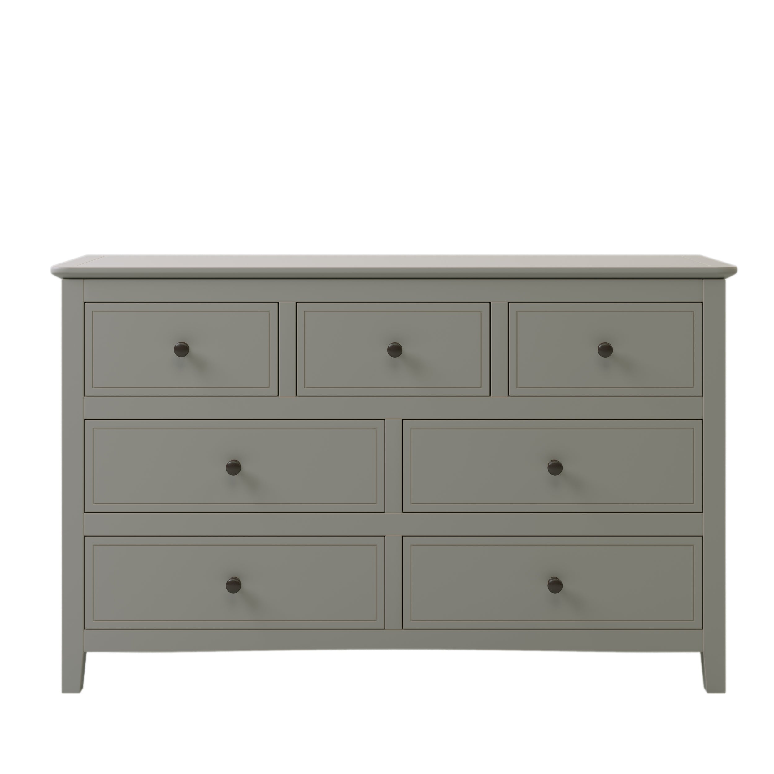 Gray Solid Wood 5 Pieces Full Bedroom Sets(bed+nightstand*2+chest+dresser)NEW - Atlantic Fine Furniture Inc