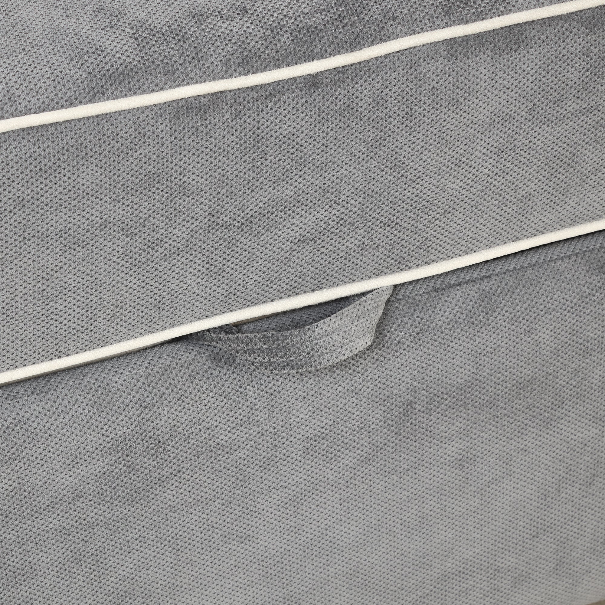 Orisfur. Linen Upholstered Sleeper Bed , Pull Out Sofa Bed Couch attached two throw pillows,Dual USB Charging Port and Adjustable Backrest for Living Room Space - Atlantic Fine Furniture Inc