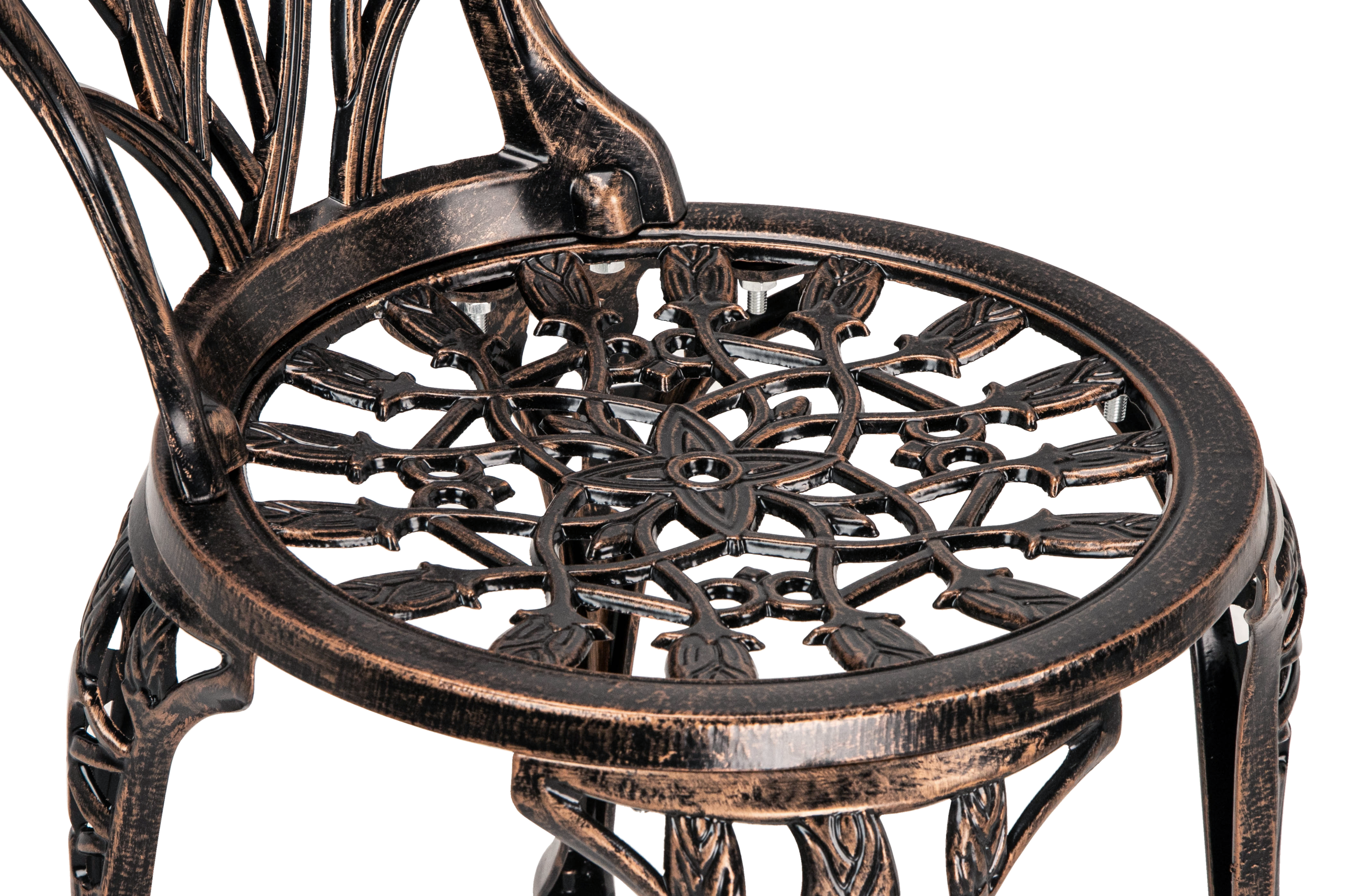 CAST ALUMINUM BISTRO TULIP SET - Atlantic Fine Furniture Inc
