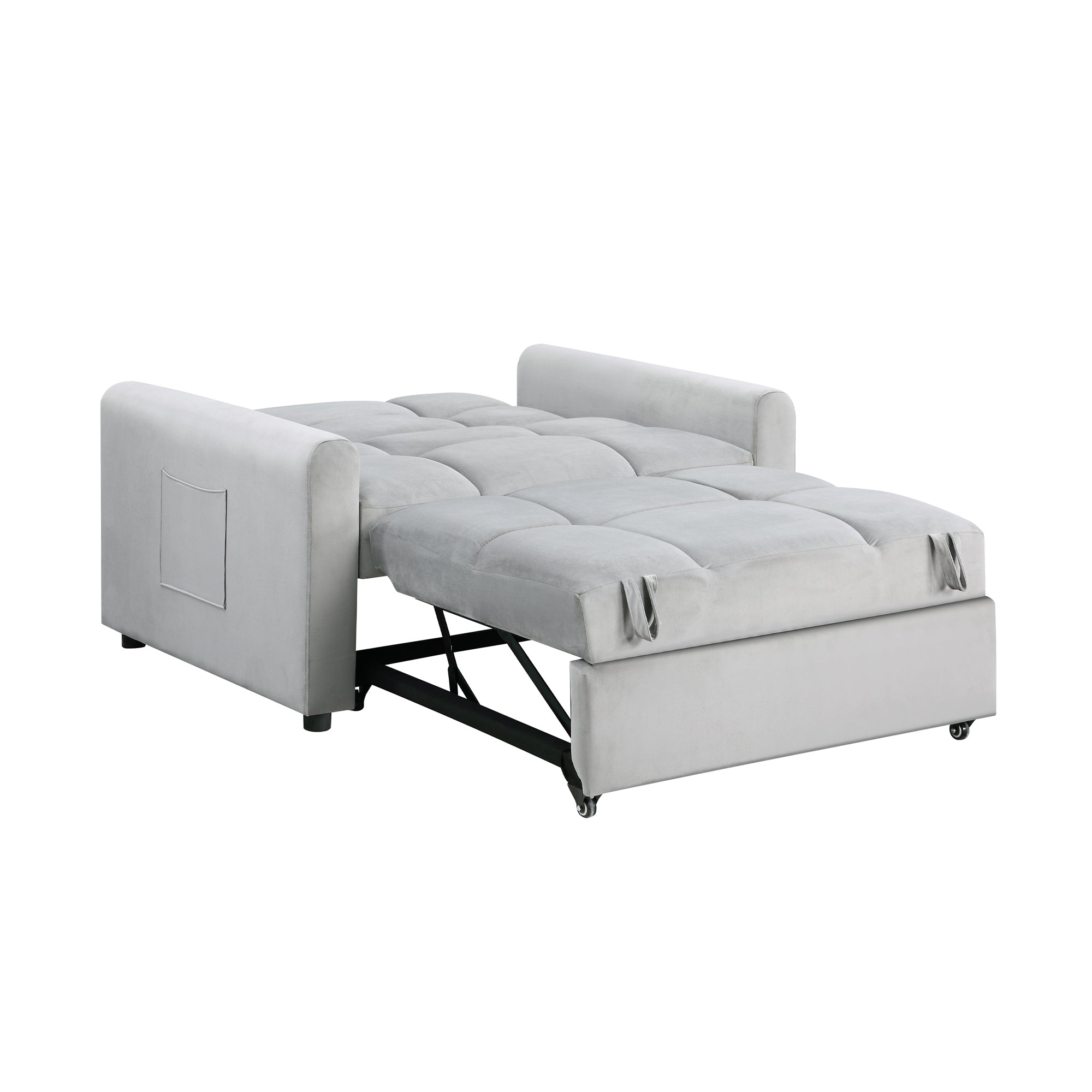Orisfur. 50" Convertible Sleeper Bed, Adjustable Oversized Armchair with Dual USB Ports for Small Space - Atlantic Fine Furniture Inc