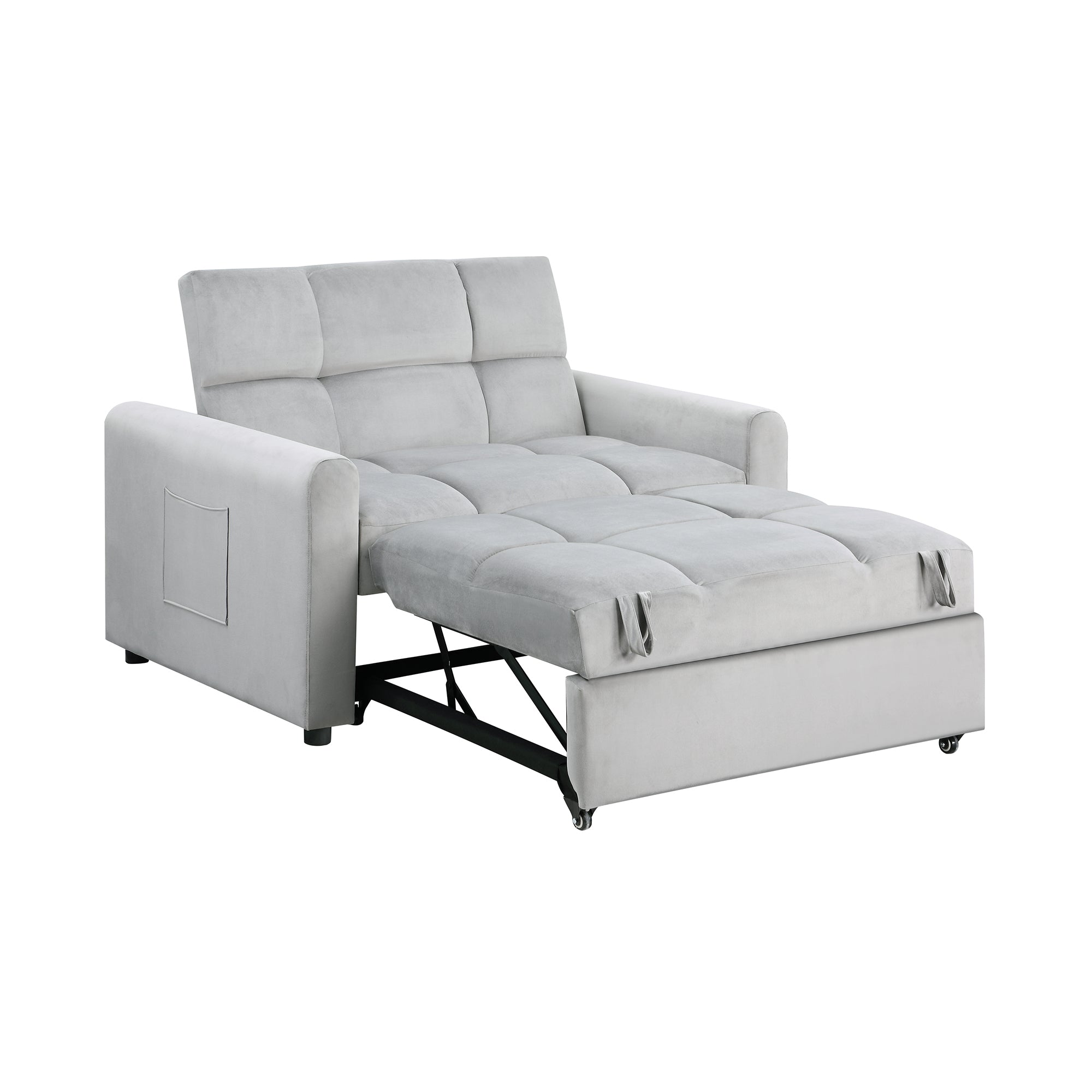 Orisfur. 50" Convertible Sleeper Bed, Adjustable Oversized Armchair with Dual USB Ports for Small Space - Atlantic Fine Furniture Inc