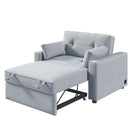 Orisfur. 48" Convertible Sleeper Sofa Bed, Multi-Functional Adjustable Single Bed Chair  with USB Port and 2 Pillows for Small Space - Atlantic Fine Furniture Inc