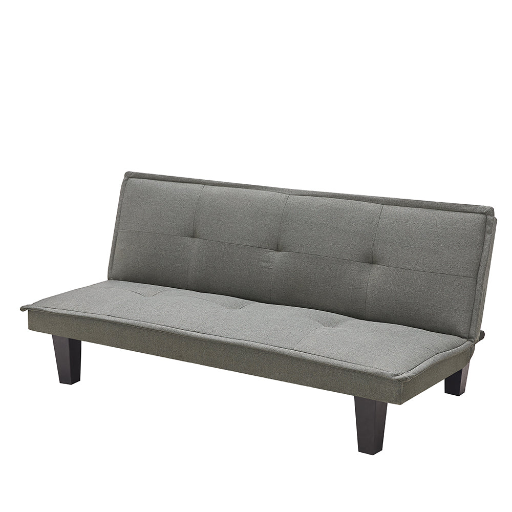 Modern Fabric Futon Sofa Bed , Convertible Folding Futon Sofa Bed Sleeper for Home Living Room .(Light Grey ) - Atlantic Fine Furniture Inc