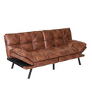 Convertible Memory Foam Futon Couch Bed, Modern Folding Sleeper Sofa-SF267PUCH - Atlantic Fine Furniture Inc