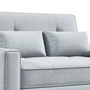 Orisfur. 48" Convertible Sleeper Sofa Bed, Multi-Functional Adjustable Single Bed Chair  with USB Port and 2 Pillows for Small Space - Atlantic Fine Furniture Inc