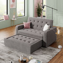 Orisfur. 66" Convertible Sleeper Bed, Adjustable Loveseat Couch with Dual USB Ports for Living Room Space - Atlantic Fine Furniture Inc