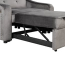 Orisfur. 50.6" Convertible Sleeper Bed, Adjustable Sofa Couch with Dual USB Ports for Living Room Space - Atlantic Fine Furniture Inc