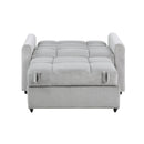 Orisfur. 50" Convertible Sleeper Bed, Adjustable Oversized Armchair  with Dual USB Ports for Small Space - Atlantic Fine Furniture Inc