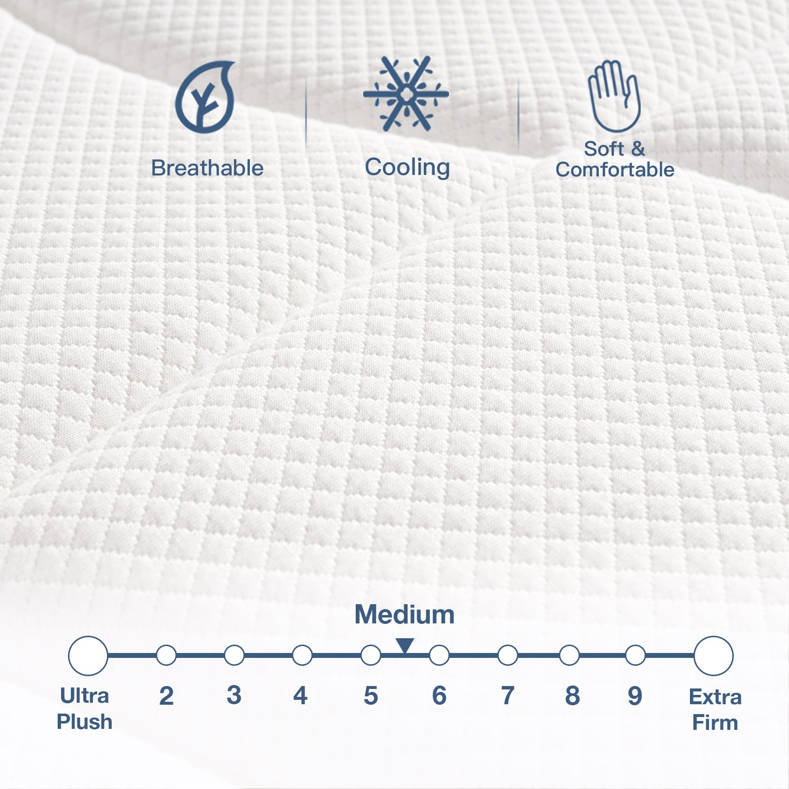 California King Mattress,12 Inch Euro Top Hybrid Mattress, Gel Memory Foam with Pocket Spring Mattress in a Box for Cool Sleep and Balance Support, Medium Feel Mattress, CertiPUR-US Certified - Atlantic Fine Furniture Inc