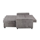 Orisfur. 66" Convertible Sleeper Bed, Adjustable Loveseat Couch with Dual USB Ports for Living Room Space - Atlantic Fine Furniture Inc