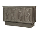 Brussels Murphy Cabinet Bed - Charcoal - Atlantic Fine Furniture Inc