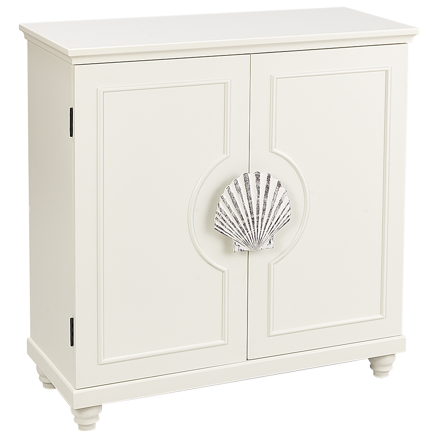 Martinique Accent Cabinet - White - Atlantic Fine Furniture Inc