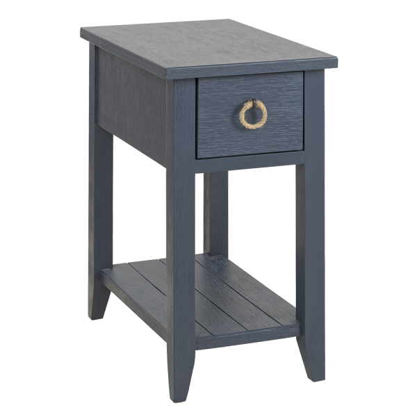 Palm Island Chairside Table - Navy - Atlantic Fine Furniture Inc