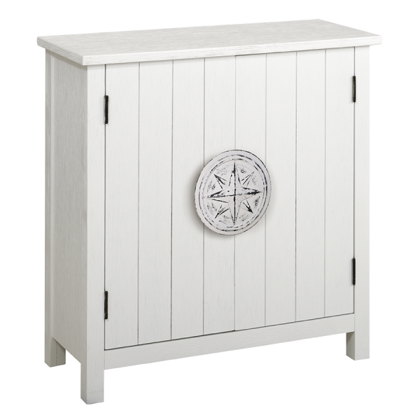 Palm Island Accent Cabinet with Nautilus Drawer Pull - Boardwalk - Atlantic Fine Furniture Inc