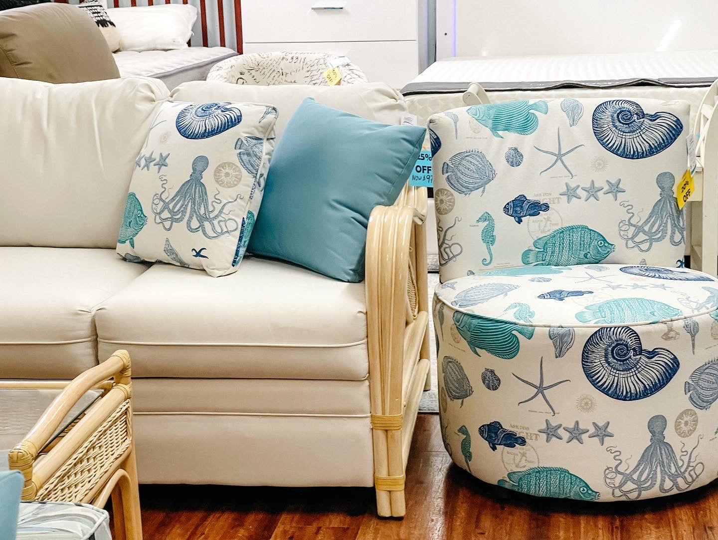 Custom Rattan Sofa - Atlantic Fine Furniture Inc