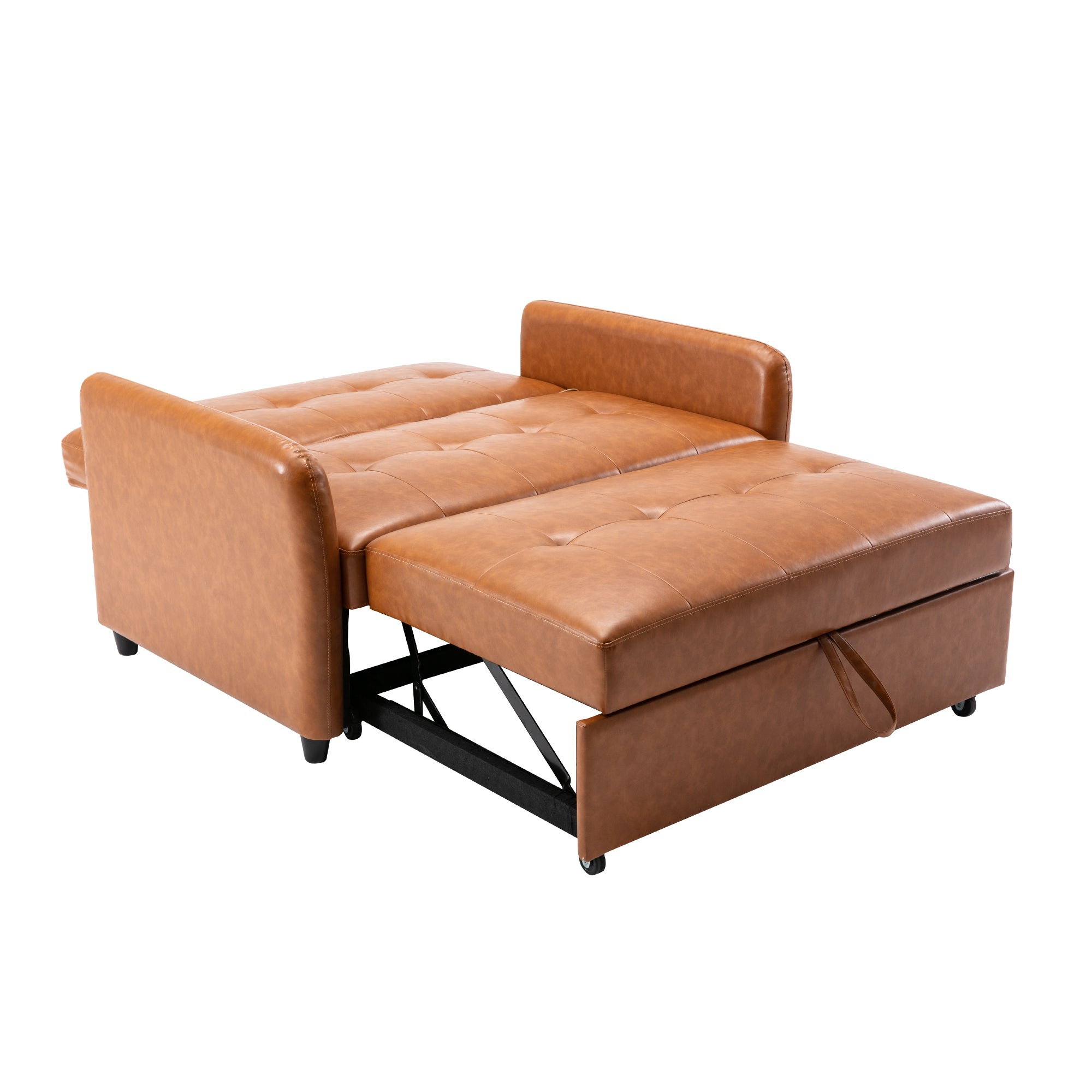 Orisfur. 51" Convertible Sleeper Bed, Adjustable Oversized Armchair with Dual USB Ports for Small Space - Atlantic Fine Furniture Inc