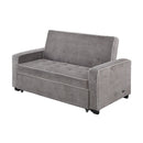 Orisfur. 66" Convertible Sleeper Bed, Adjustable Loveseat Couch with Dual USB Ports for Living Room Space - Atlantic Fine Furniture Inc