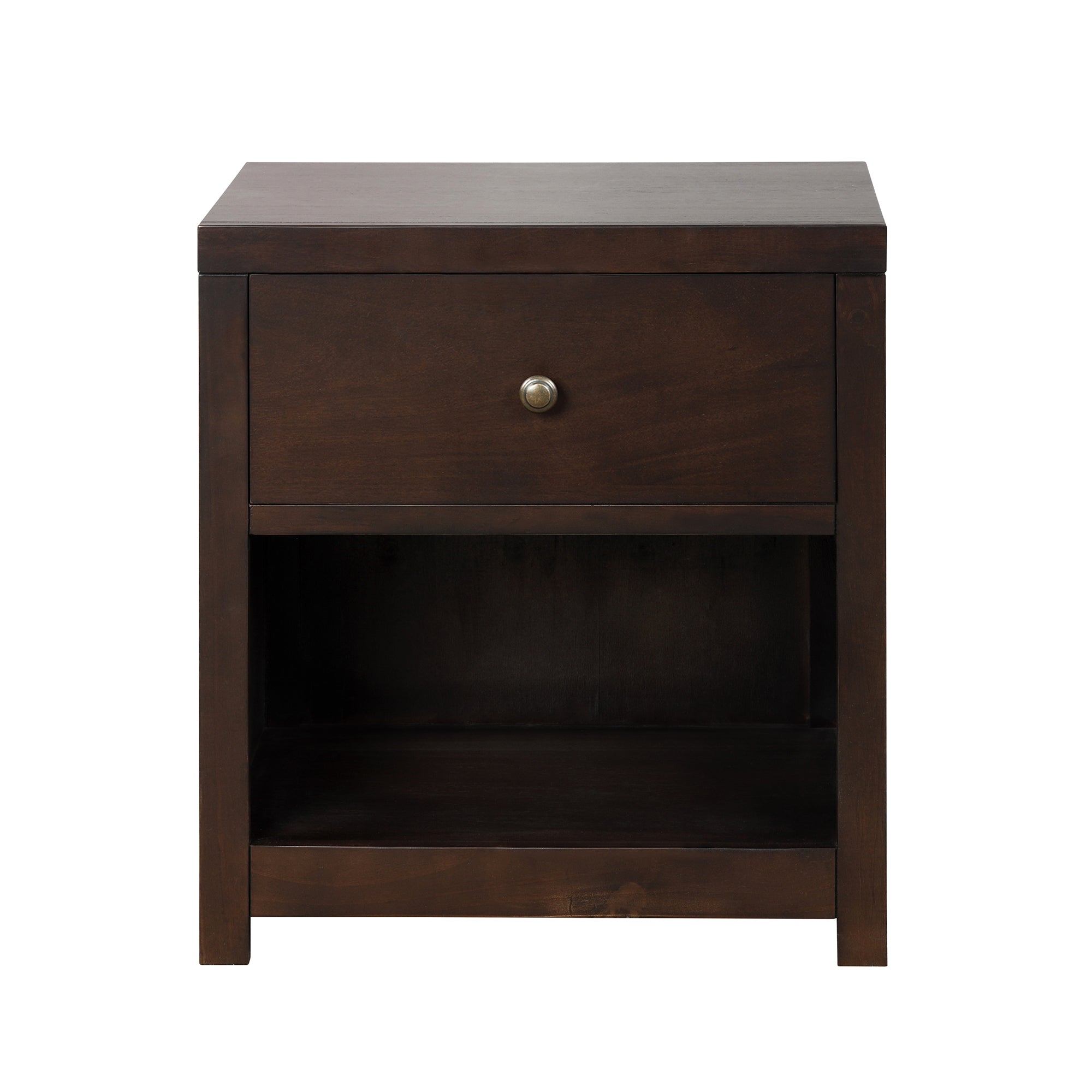 Classic Rich Brown 3 Pieces Queen Bedroom Set (Queen Bed + Nightstand+ Dresser) - Atlantic Fine Furniture Inc