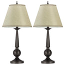 Ochanko - Empire Shade Table Lamp (Set of 2) - Bronze - Atlantic Fine Furniture Inc