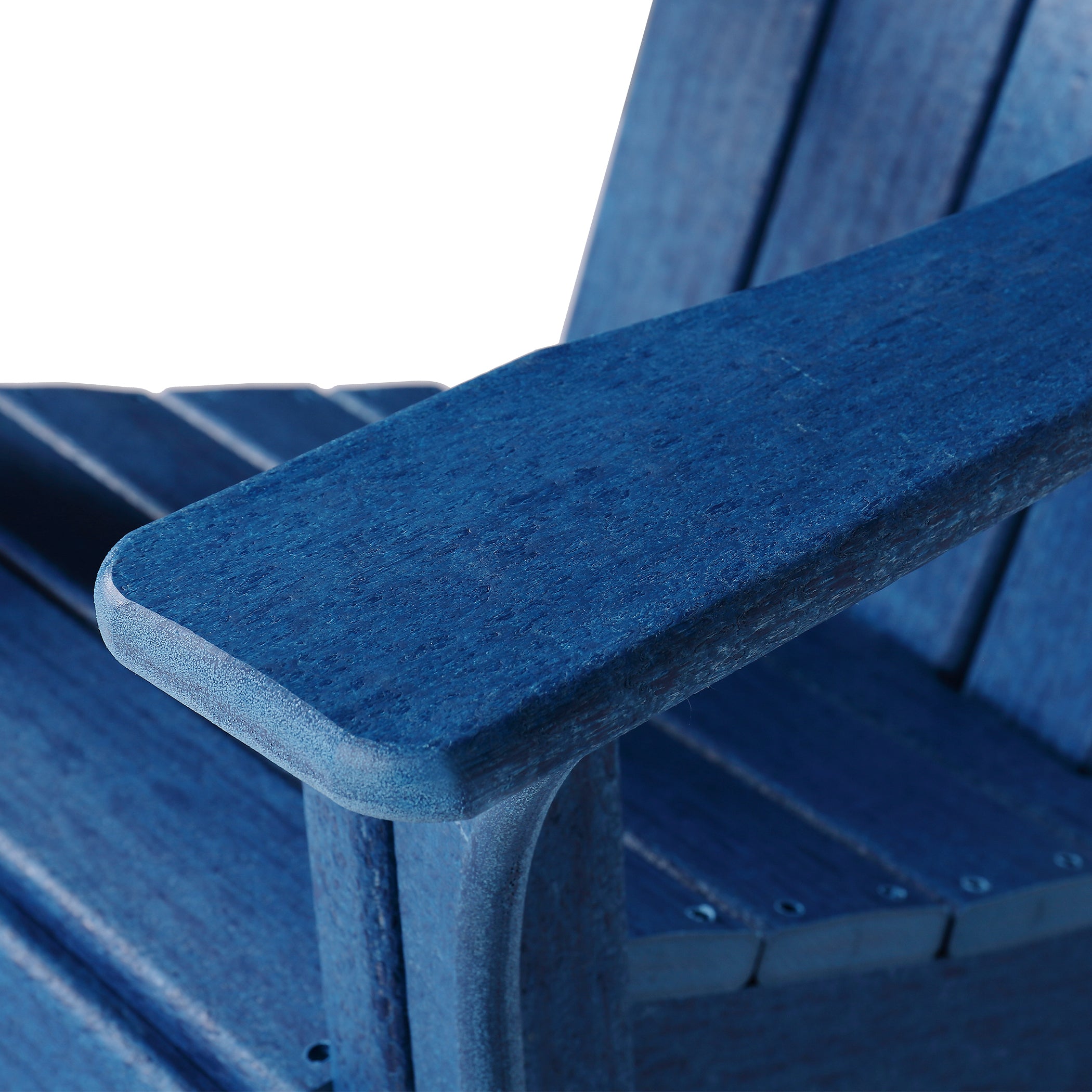 HDPE Adirondack Chair Sunlight Resistant no-Fading Snowstorm Resistant Outdoor Chair Patio Adirondack Chairs Ergonomic Comfort Widely Used for Fire Pits Decks Gardens Campfire Chairs-Blue - Atlantic Fine Furniture Inc