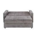 Orisfur. 66" Convertible Sleeper Bed, Adjustable Loveseat Couch with Dual USB Ports for Living Room Space - Atlantic Fine Furniture Inc