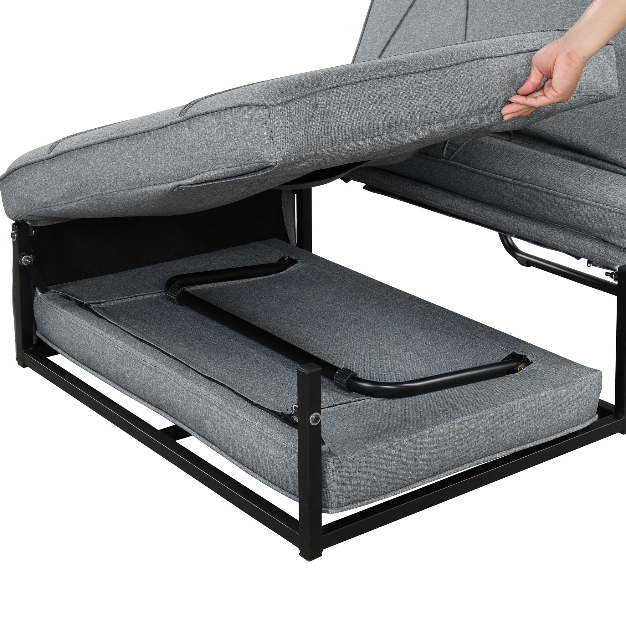 Orisfur.Sofa Bed,4-in-1Folding Ottoman Sofa Bed Sleeper Chair Convertible Chair into Bed with Adjustable Backrest Sleeper Couch Bed for Living Room/Small Apartment/Adults - Atlantic Fine Furniture Inc