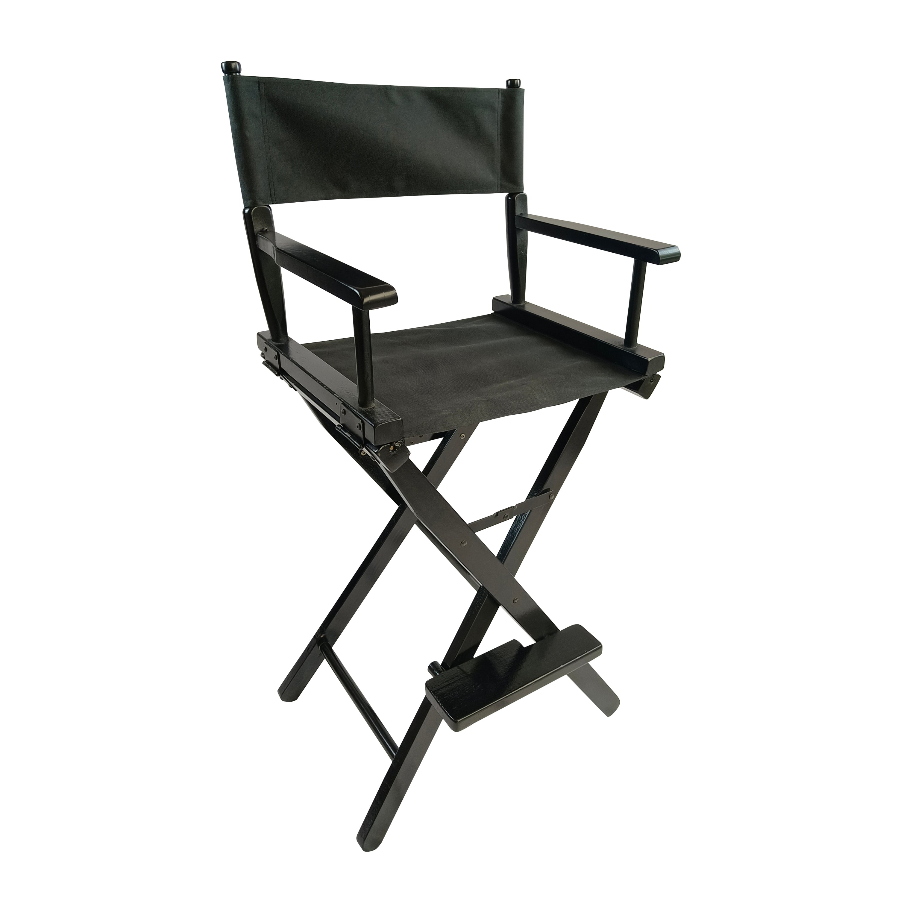 Casual Home Director\ - Atlantic Fine Furniture Incs Chair , Black Frame/Black Canvas,Suitable for adults, foldable style, 2pcs/set populus - Atlantic Fine Furniture Inc