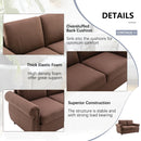 Orisfur Pull Out Sofa Bed  Loveseat Sleeper with Twin Size Memory Mattress for Living Room Spaces - Atlantic Fine Furniture Inc