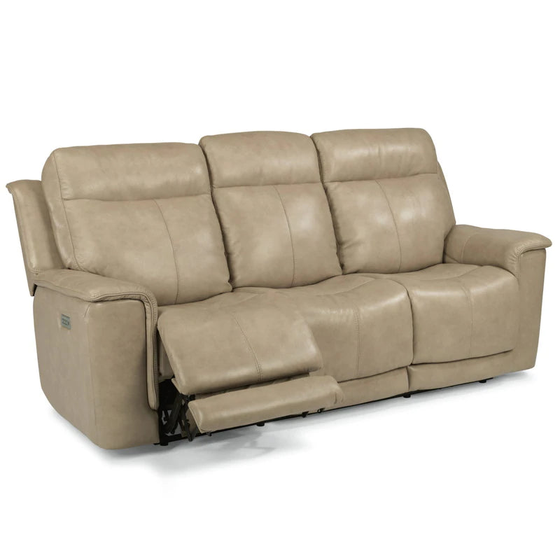 Miller Power Reclining Sofa with Power Headrests & Lumbar - Atlantic Fine Furniture Inc