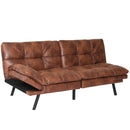 Convertible Memory Foam Futon Couch Bed, Modern Folding Sleeper Sofa-SF267PUCH - Atlantic Fine Furniture Inc