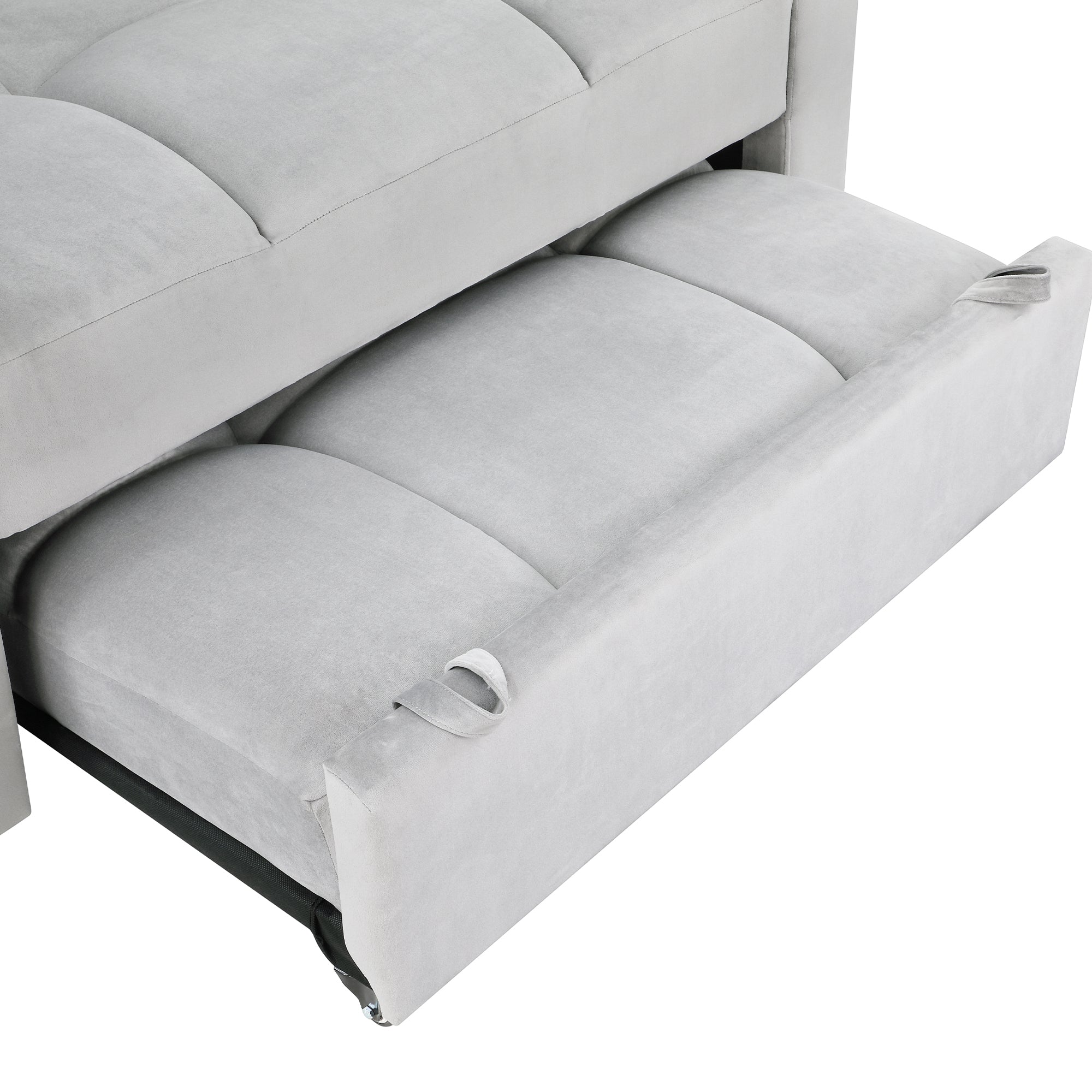 Orisfur. 50" Convertible Sleeper Bed, Adjustable Oversized Armchair with Dual USB Ports for Small Space - Atlantic Fine Furniture Inc