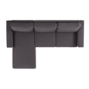 Orisfur. 83" Pull Out Sleeper Sofa Reversible L-Shape 3 Seat Sectional Couch with Storage Chaise for Living Room Furniture Set - Atlantic Fine Furniture Inc