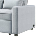 Orisfur. 48" Convertible Sleeper Sofa Bed, Multi-Functional Adjustable Single Bed Chair  with USB Port and 2 Pillows for Small Space - Atlantic Fine Furniture Inc