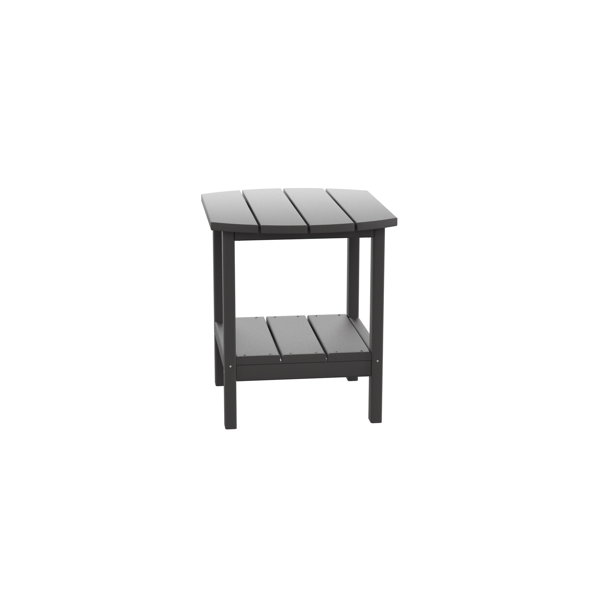 HDPE side table,adirondack table,porch table, patio table for outdoor and pool Gray - Atlantic Fine Furniture Inc