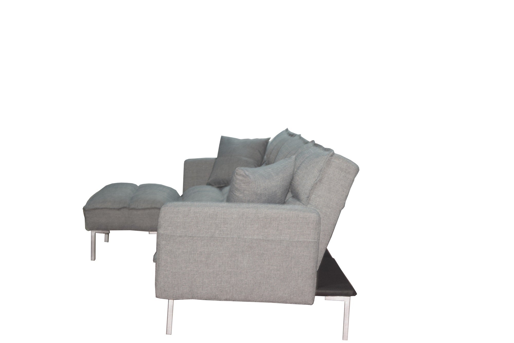 Sectional sofa couch sleeper grey - Atlantic Fine Furniture Inc