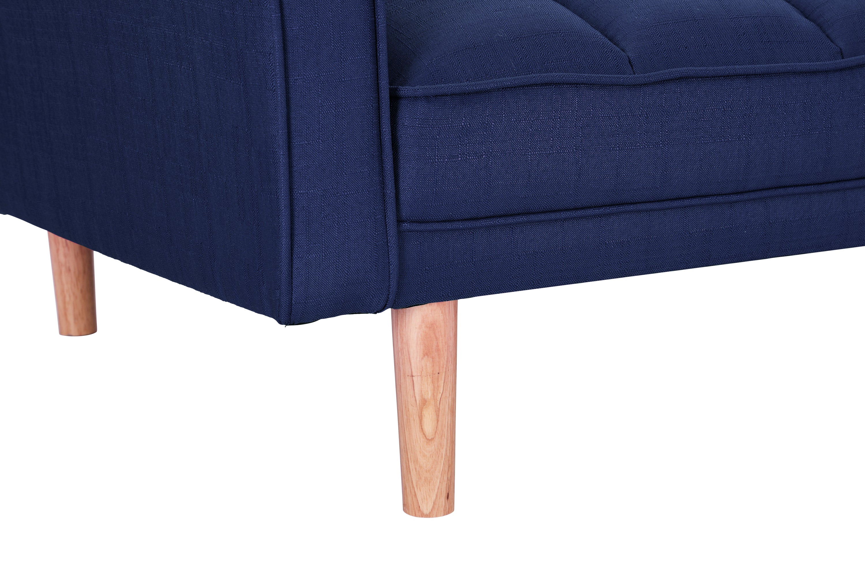 FUTON SLEEPER SOFA WITH 2 PILLOWS NAVY BLUE FABRIC (same as W223S00990,W223S00581) - Atlantic Fine Furniture Inc